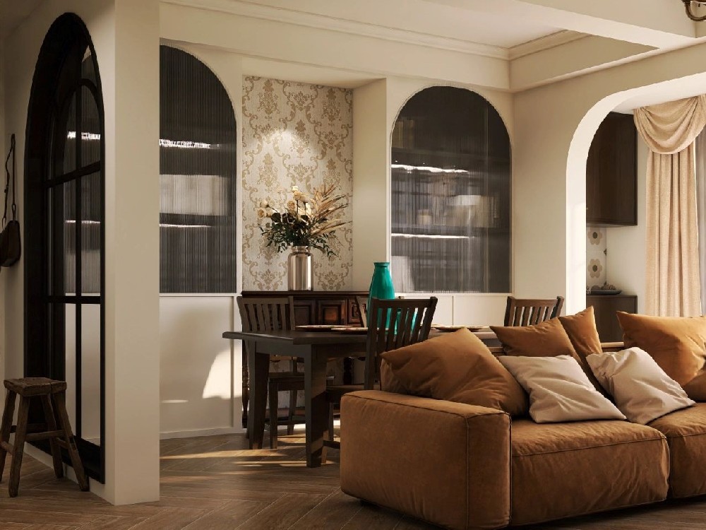 有誰能拒絕棕調美式復古風的家呢